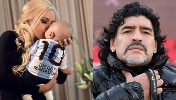 Maradona lloró al conocer a su último hijo: "Es igualito a mí"