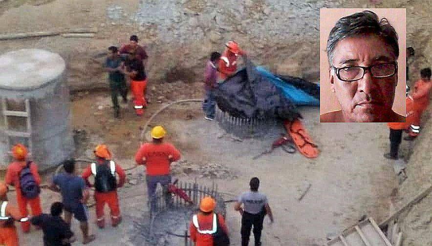 Obrero muere tras caer sobre varillas de fierro durante construcción de un puente 