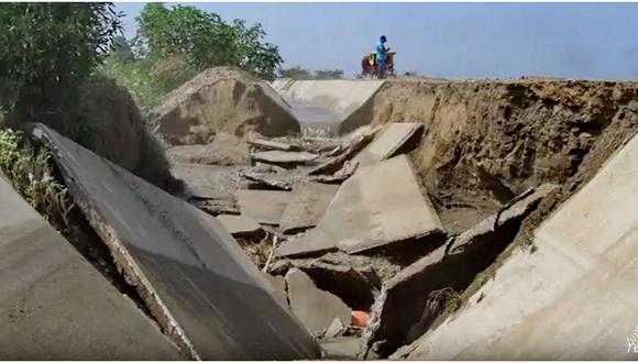 Canales de riego serán reconstruidos en Chicama 