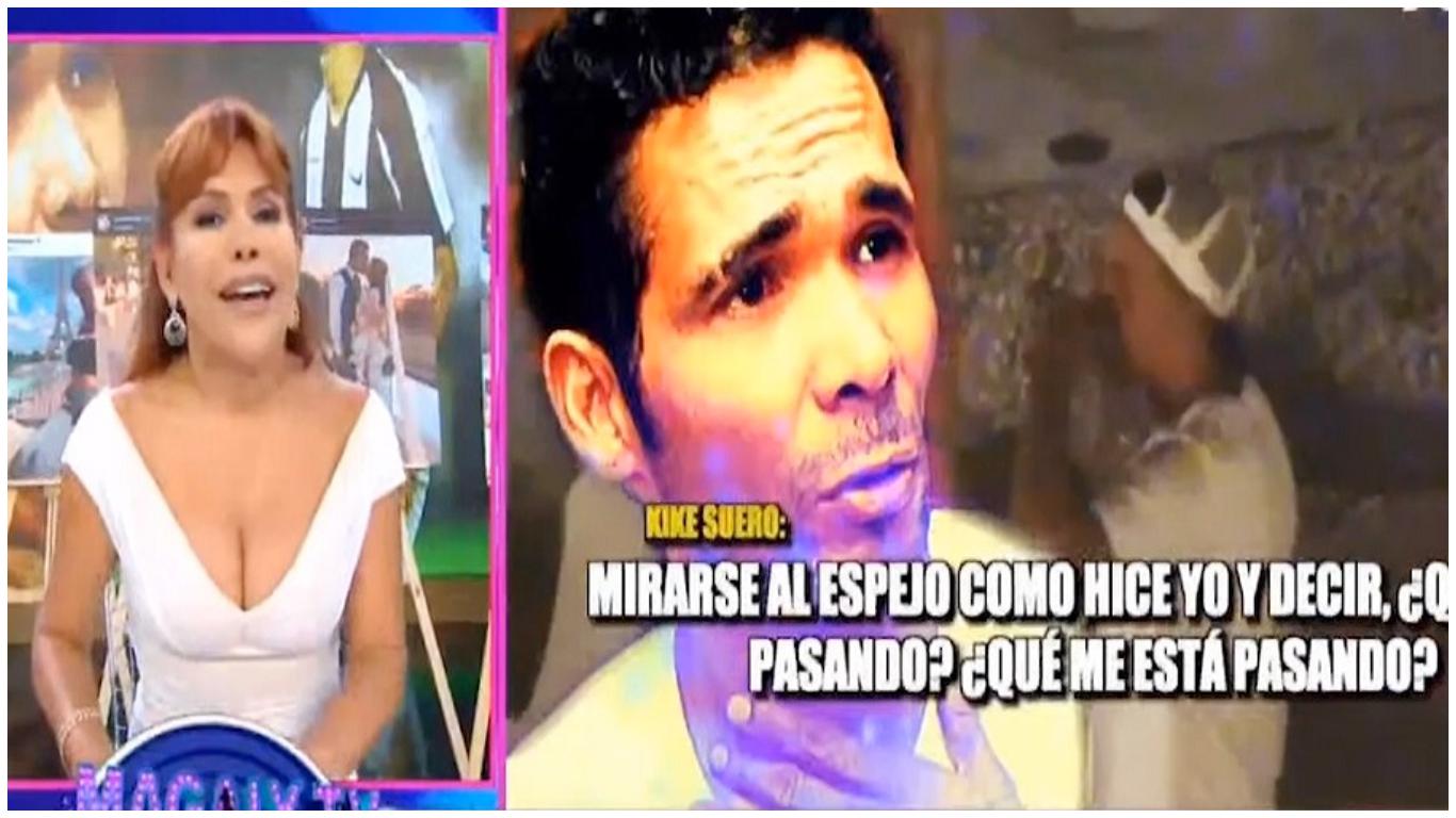 Magaly Medina se ríe por consejos de Kike Suero a Jean Deza. (Foto: Captura ATV)