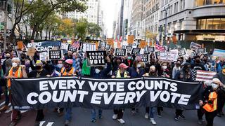 Elecciones USA: Decenas de arrestados en Nueva York en protestas contra Donald Trump
