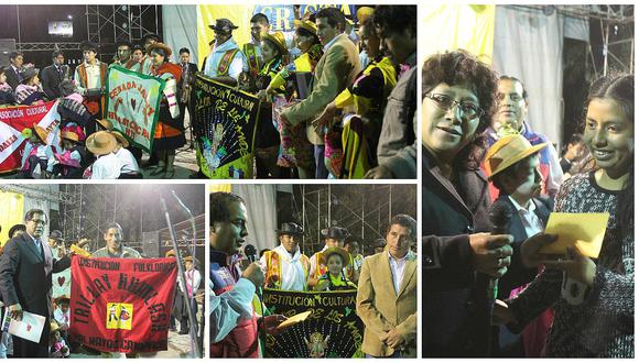 Municipalidad de El Tambo entregó 14 mil soles en premios a danzantes de huaylarsh 