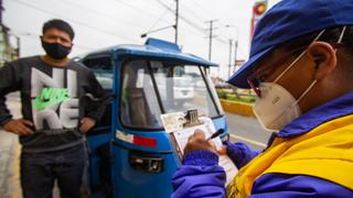 Más de 800 conductores de mototaxis informales fueron multados en el Cercado de Lima