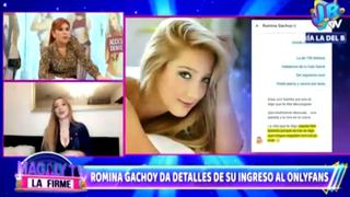 Romina Gachoy sobre su Onlyfans: “No es como el de Xoana González”