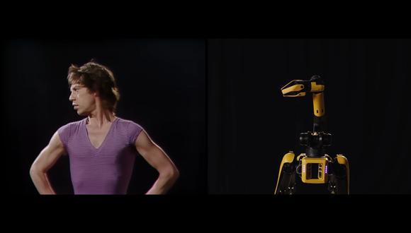 En el videoclip se muestra a Spot bailando como Mick Jagger. (Foto: captura video Boston Dynamics)