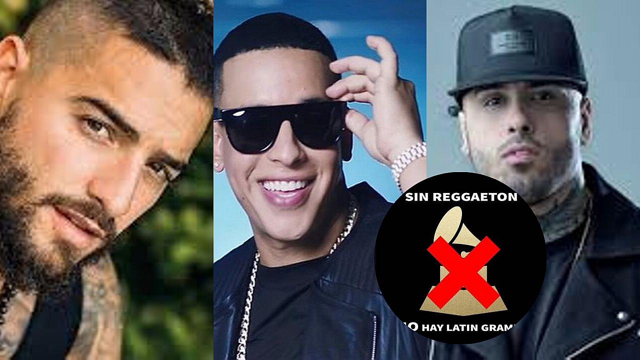 Maluma, Dady Yanky, Nicky Jam y más reguetoneros protestan contra los Latin Grammy