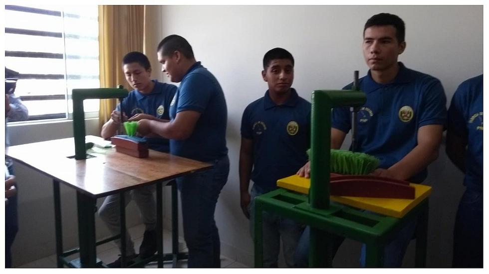 Reabren "Fábrica de Escobas de la PNP" en Florencia de Mora (VIDEO) 