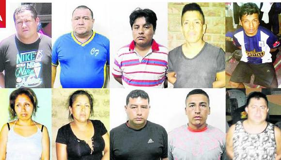 Trujillo: Casi millón y medio de soles amasaban “Las Cobras de   La Esperanza” 