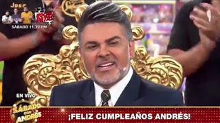 Andrés Hurtado a su producción tras sorpresa de cumpleaños: “Mi deseo es no verlos nunca más” 