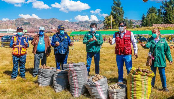 Cusco: compran una tonelada de papa para ‘Ollas Solidarias’. (Foto: Municipalidad de San Sebastián)