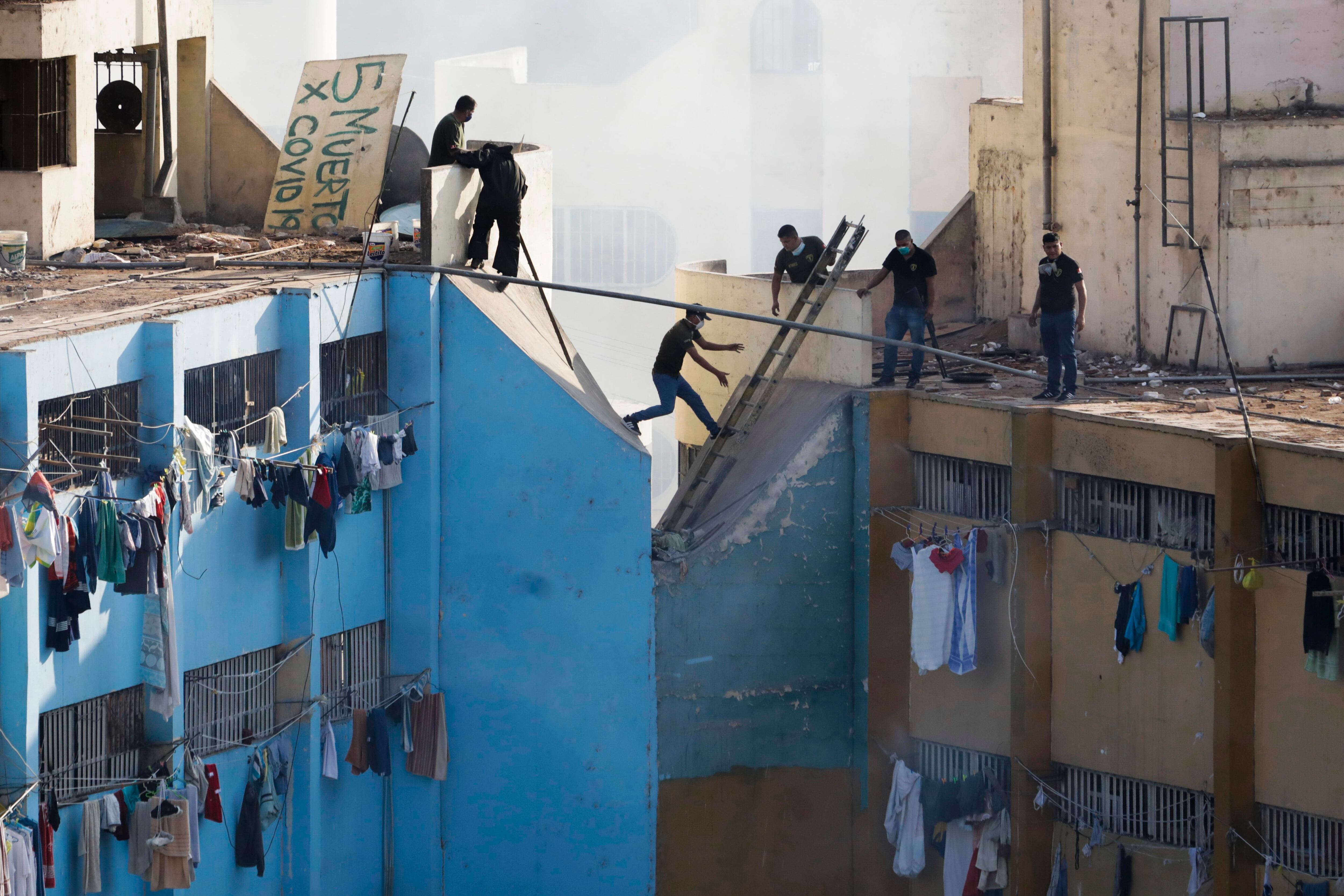 Un motín en el penal Castro Castro dejó un saldo de nueve fallecidos/Foto: GEC