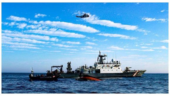 La Marina de Guerra seguirá buscando a los pescadores que desaparecieron en altamar