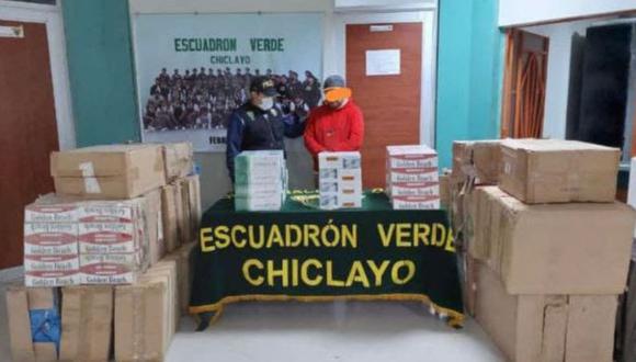 Carlos Fernando Montes Minaya es reincidente en la distribución de cigarrillos de contrabando.