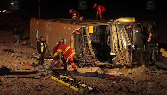 Moquegua: Más de 40 heridos y 3 fallecidos deja despiste de bus