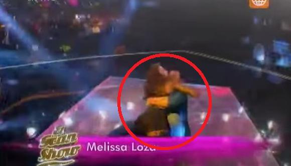 ​El Gran Show: Melissa Loza cayó aparatosamente con su soñador (VIDEO)