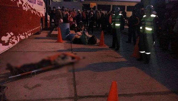 Ciudadano tacneño pierde la vida en terminal de la ciudad de Ilave