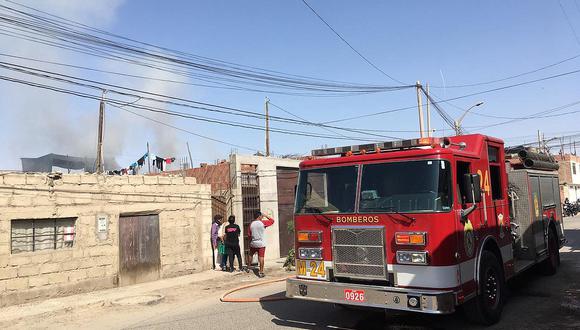 Tres menores se salvan de morir quemados en incendio de su vivienda
