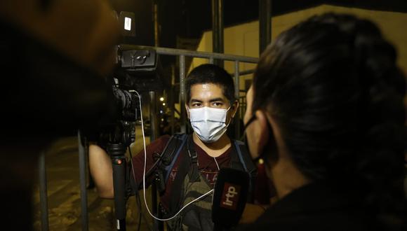 Declaraciones de los periodistas agredidos durante la manifestación. Fotos: Jorge.cerdan/GEC