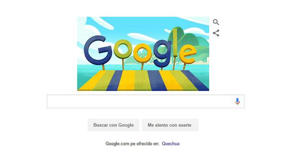 Río 2016: Google lanzó 'doodle' interactivo y juego por inicio de Olimpiada (VIDEO)