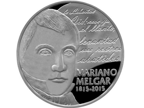 Banco Central de Reserva emite moneda de plata alusiva a Mariano Melgar