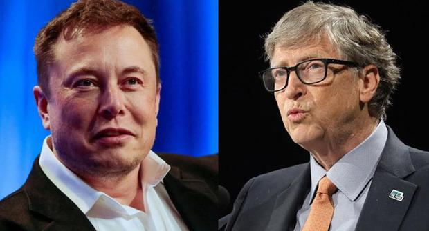 Elon Musk y Bill Gates enfrentados por las Bitcoin. (Reuters)