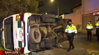 Cinco pasajeros heridos tras choque entre dos coasters del ‘chosicano’ en San Luis (VIDEO)