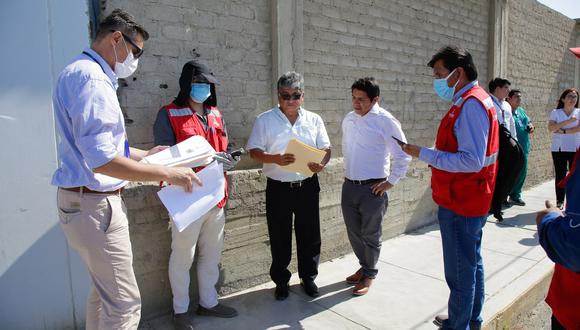 Equipo de la Contraloría recorrió predios en Nuevo Chimbote donde se edificarán Hospital Especializado y Policlínico de Complejidad Creciente.