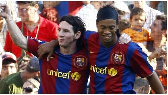 Messi agradece a Ronaldinho: "El fútbol no se olvidará de tu sonrisa jamás" (FOTO)