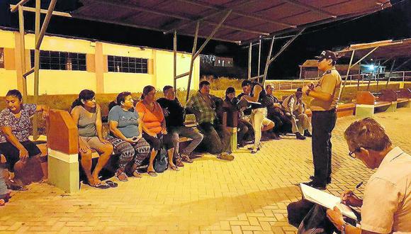 Tumbes: Junta vecinal de seguridad juramenta en Pampas de Hospital