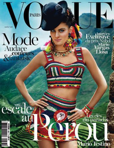 Mario Testino pone al Perú en la portada de Vogue París