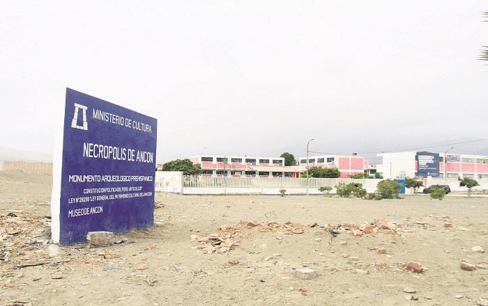 Ancón: colegio y cementerio ocupan una zona intangible 