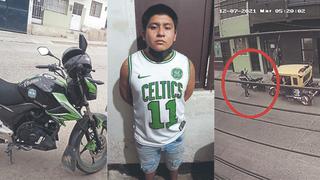 Tumbes: Alias “Pollito” es detenido por hurto de motocicleta