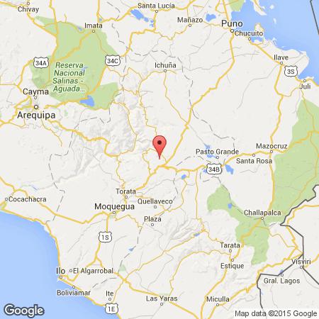 Moquegua: IGP reporta sismo en el distrito de Carumas y Calacoa
