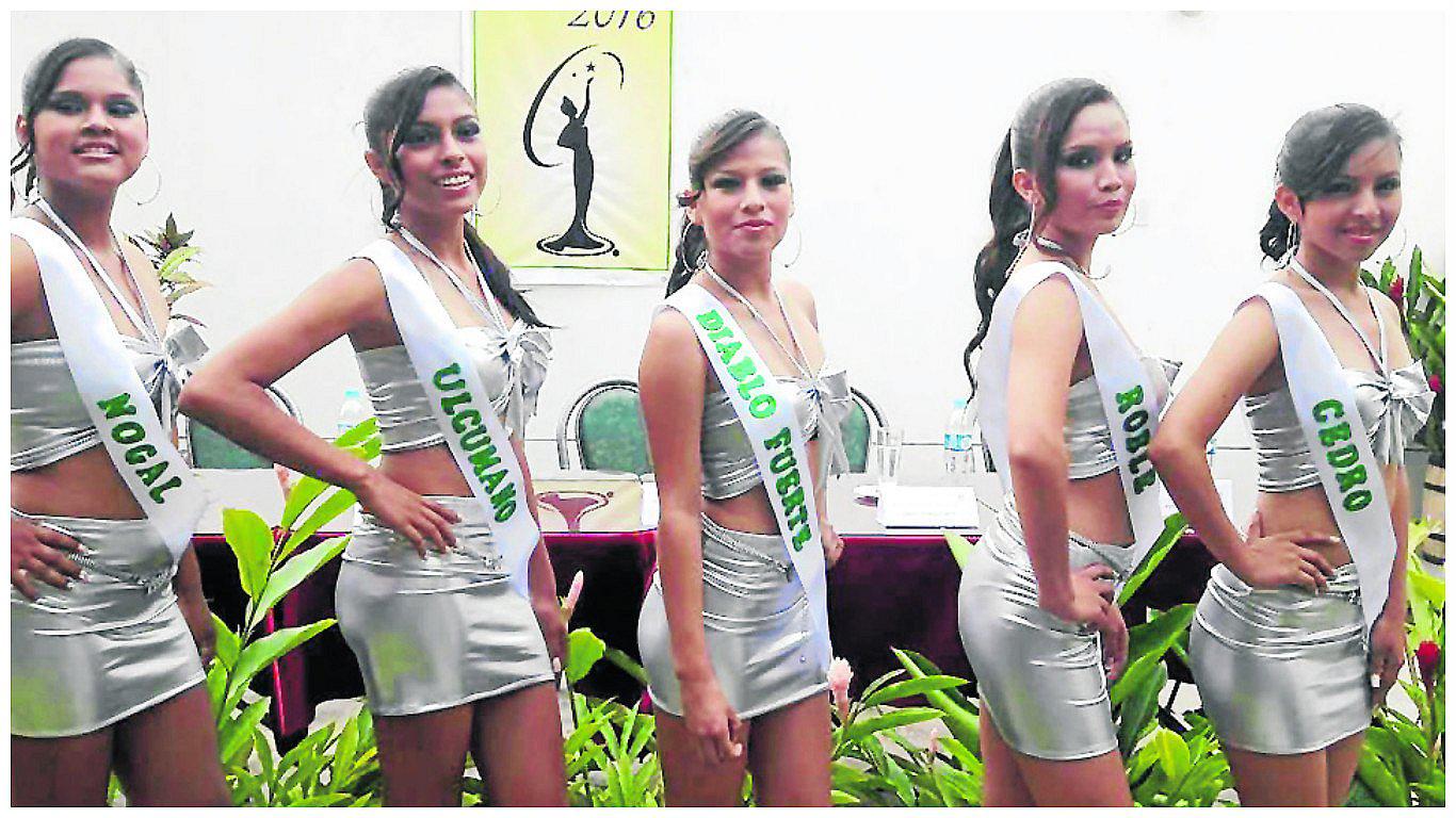 Cinco guapas jovencitas disputan el cetro de ‘Señorita San Ramón 2016’