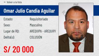 Omar Candia: Ofrecen 20 mil soles de recompensa por información sobre el paradero del exalcalde provincial de Arequipa