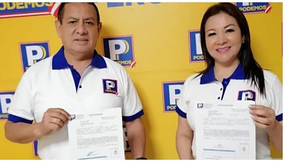 Fernando Huere y Verónica Escobal esperan elecciones internas para iniciar campaña electoral en la región La Libertad .