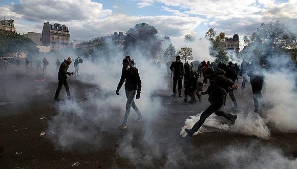 ​Francia: Al menos 78 policías heridos deja marcha contra reforma laboral