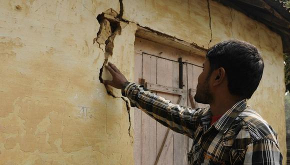 India: Ciudadanos asustados por fuerte sismo al norte del país
