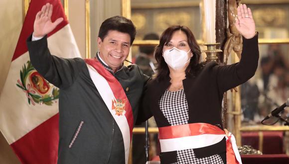 Pedro Castillo y Dina Boluarte afrontan sendas denuncias en la Subcomisión de Acusaciones Constitucionales del Congreso. (Foto: Presidencia)