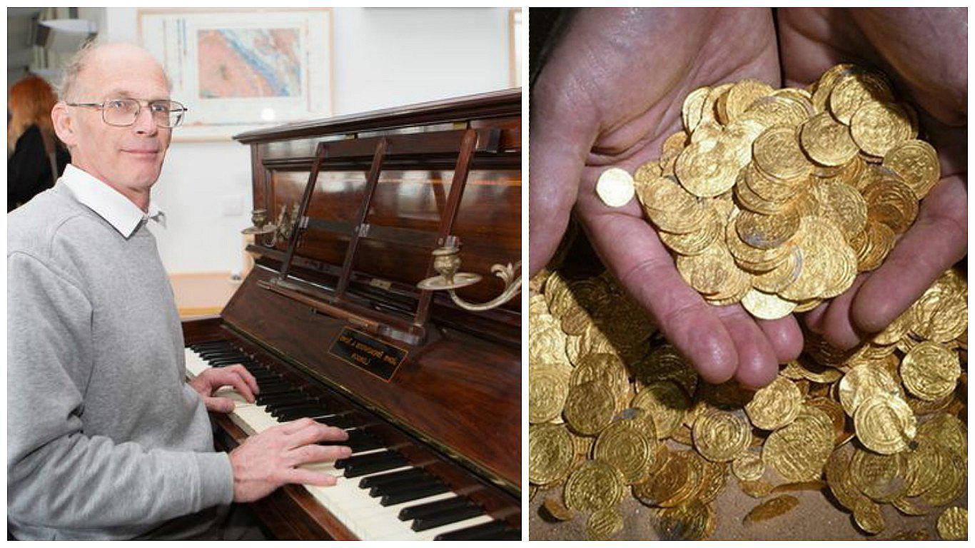 Inglaterra:​ Encuentran gran tesoro escondido en viejo piano