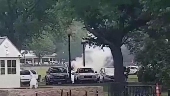 Estados Unidos: Un desconocido se prende fuego cerca a la Casa Blanca (VIDEO)