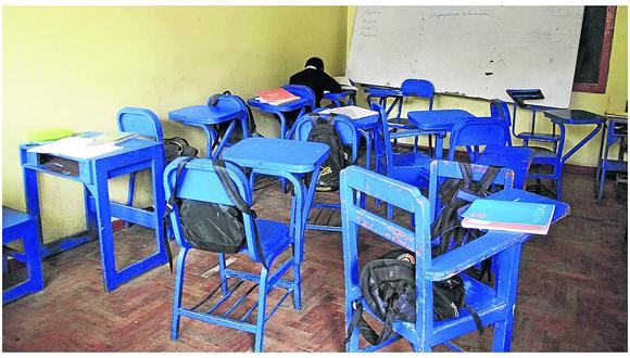 ​Escuelas de la región Junín se quedan sin alumnos