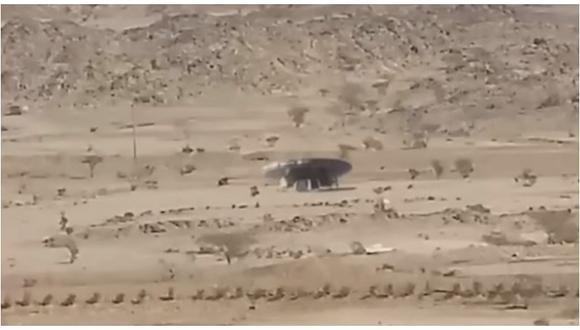 YouTube: Esto salió de supuesto OVNI en desierto de Arabia Saudita (VIDEO)