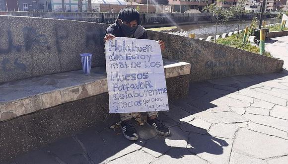 HUANCAVELICA: Duerme en las calles desde el 15 de marzo