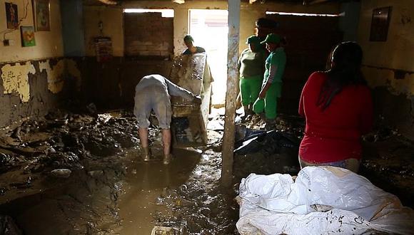 Jicamarca: Desborde de río Huaycoloro dejó graves daños en viviendas (VIDEO)
