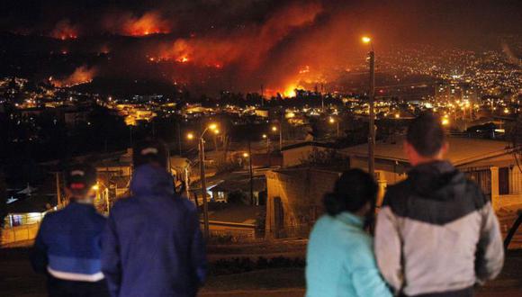 Chile: A 4 se incrementa cifra de muertos por incendio forestal en Valparaíso 