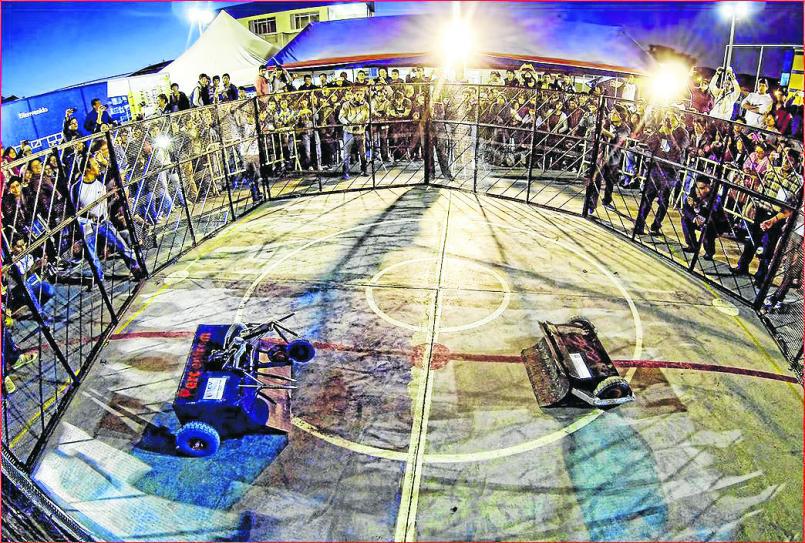 Con participación de Lima e Ica se llevó a cabo en Huancayo la guerra de robots