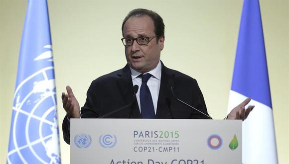 ​Hollande propone adelantar nuevos compromisos climáticos antes de 2020