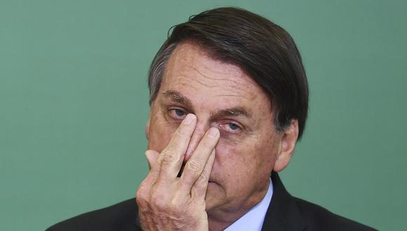 Jair Bolsonaro insistió en que si el país aún no cuenta con antídotos aprobados no es por responsabilidad de las autoridades. (Foto: EVARISTO SA / AFP)