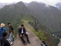 Evo Morales sube por Navidad la montaña del santuario inca de Machu Picchu